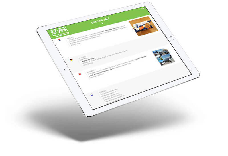 Lies unsere online Gästebuch